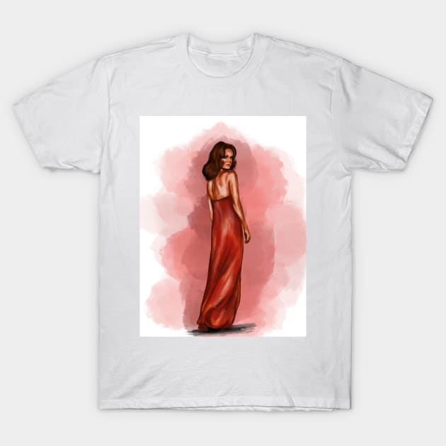 Jaclyn Smith T-Shirt by Svetlana Pelin